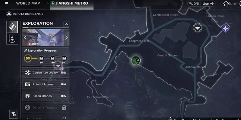 Fallen Walker Location